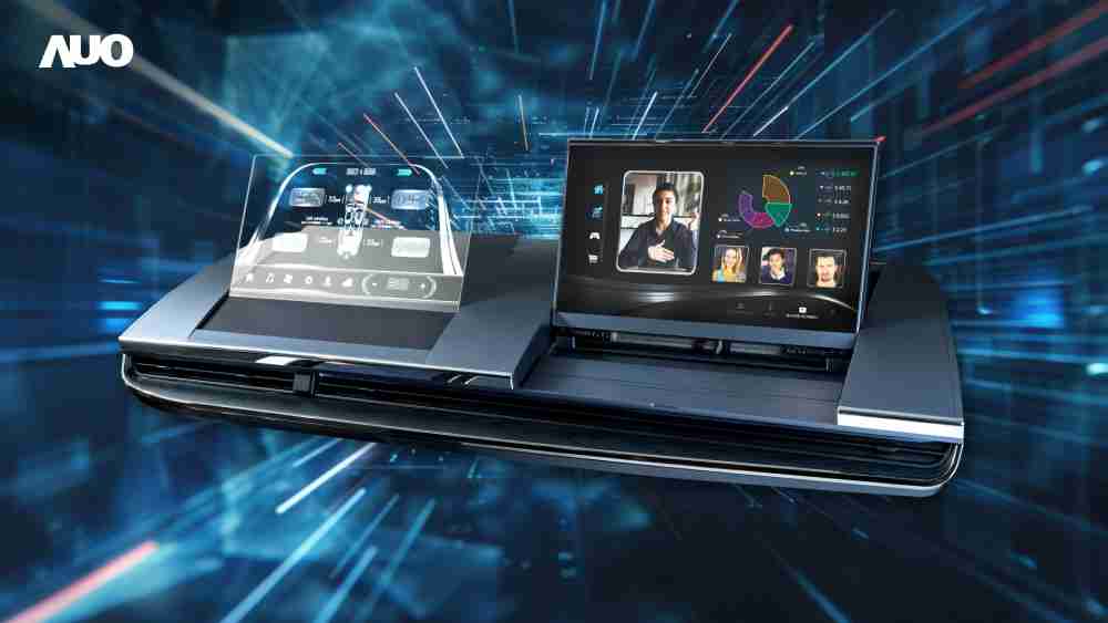 尊龙集团Micro LED Display HMI解决方案打造透明Micro LED前座仪表，，，呈现信息并保留驾驶视野开阔；亦为副驾驶座乘客打造收放自如的Micro LED屏幕，，，在不影响显示质量的前提于显示区内建镜头，，，，让用户能与视讯对象直接眼神接触，，，，提供绝佳的双向沟通体验