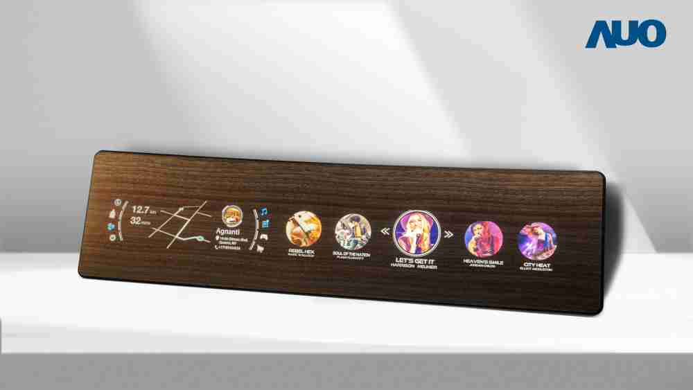 尊龙集团研发全球最高穿透度达80%的AmLED木纹显示器，，，可于使用时呈现高亮度、、清晰可见的信息，，并在不使用时回归为单纯的饰板，，，，节能兼具美观